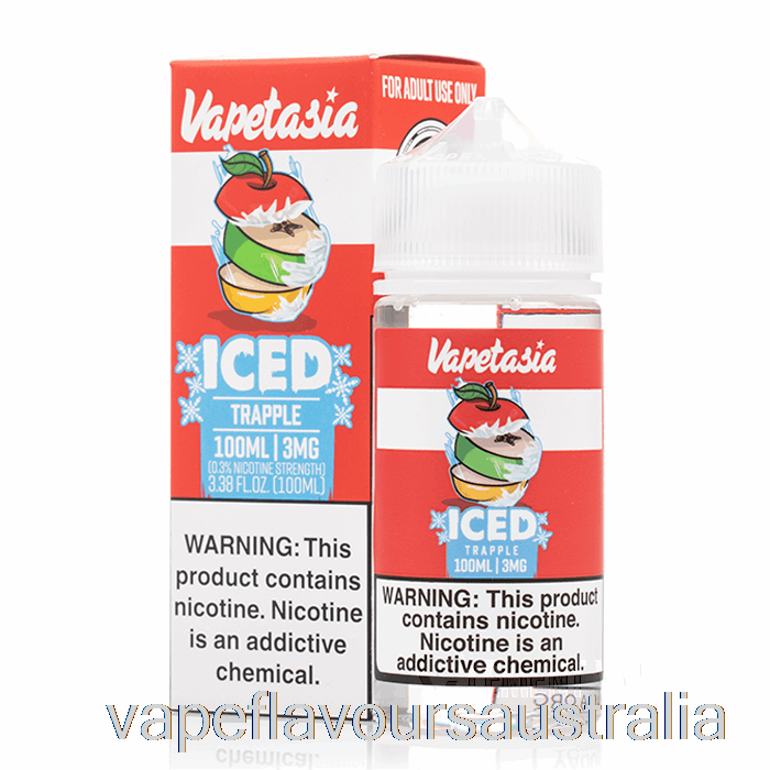 Vape Nicotine Australia ICED Trapple - Vapetasia - 100mL 6mg